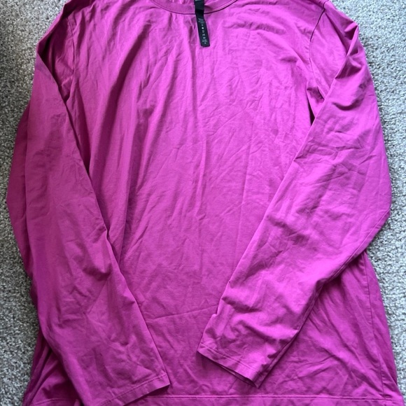 Lululemon The Fundamental Long Sleeve Tee Pink Lychee - Picture 1 of 3